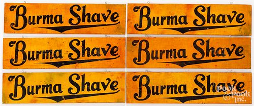 SET OF SIX ADVERTISING ROAD