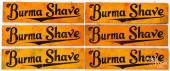 SET OF SIX ADVERTISING ROAD SI