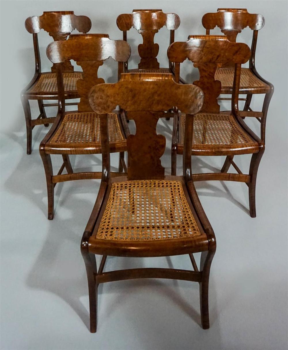 SET OF SIX AMERICAN CLASSICAL CANED