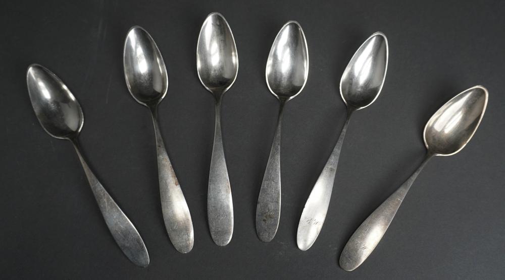 SET OF SIX AMERICAN COIN SILVER