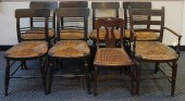 SET OF SIX AMERICAN PAINTED AN