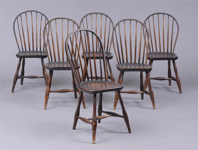 SET OF SIX AMERICAN WINDSOR