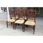 Set of six antique English Lan