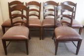 SET OF SIX ARTISTICA MAHOGANY