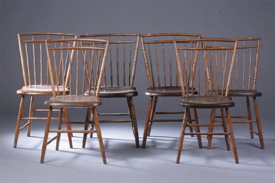 SET OF SIX ASSEMBLED AMERICAN