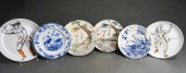 SET OF SIX ASSORTED CABINET PL