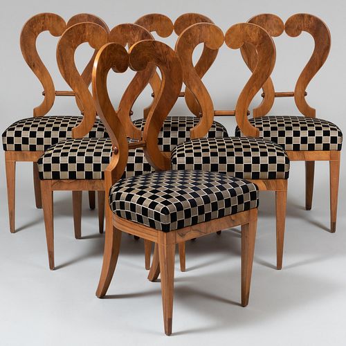 SET OF SIX AUSTRIAN BIEDERMEIER
