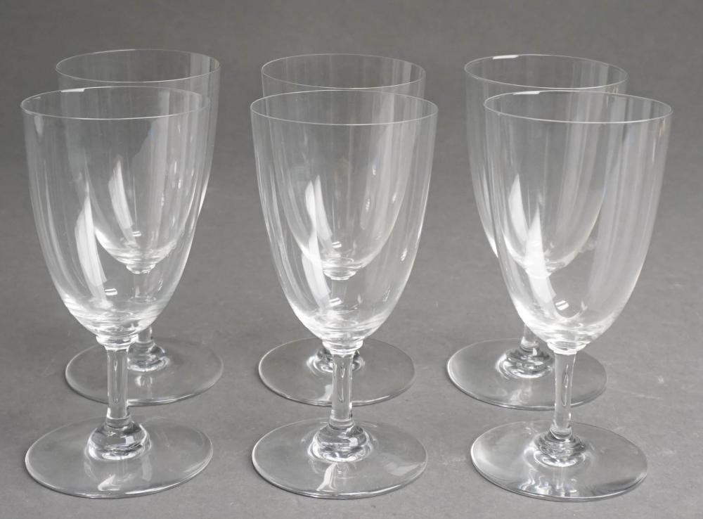 SET OF SIX BACCARAT CRYSTAL STEM