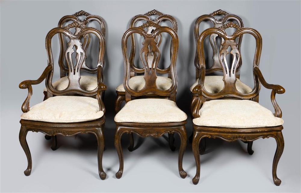 SET OF SIX BAKER QUEEN ANNE STYLE