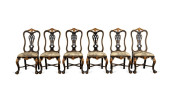 SET OF SIX BAROQUE STYLE EBONI