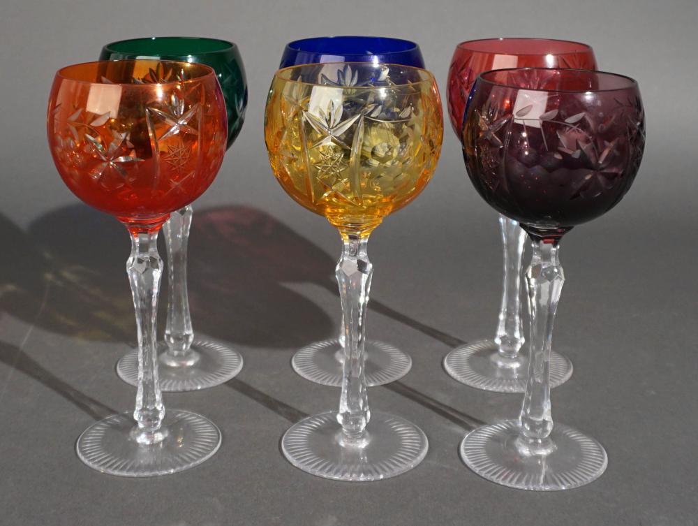 SET OF SIX BAYEZ CRISTAL FRENCH