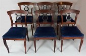 SET OF SIX BIEDERMEIER PARCEL-