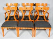SET OF SIX BIEDERMEIER STYLE P