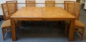 SET OF SIX CENTURY OAK AND CAN