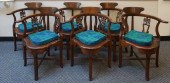 SET OF SIX CHINESE HARDWOOD CO