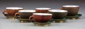 Set Of Six Chinese Qing Yixing