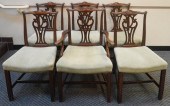 SET OF SIX CHIPPENDALE STYLE M