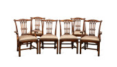 SET OF SIX CHIPPENDALE STYLE M