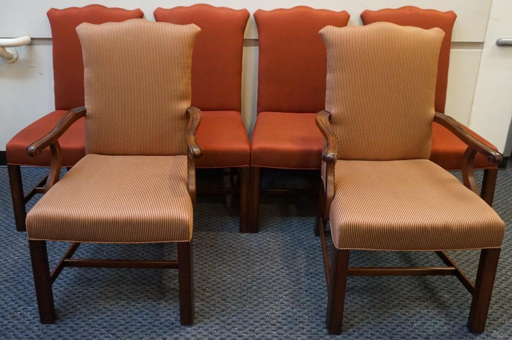 SET OF SIX CHIPPENDALE STYLE
