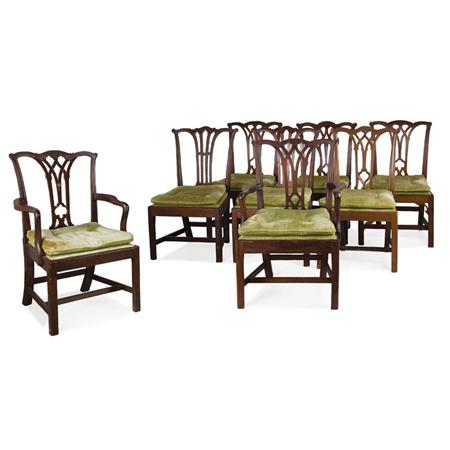 Set of Six Chippendale Style