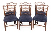 SET OF SIX CHIPPENDALE-STYLE R
