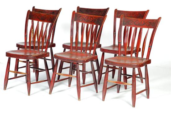 SET OF SIX DECORATED PENNSYLVANIA