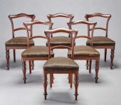 SET OF SIX DINING CHAIRSA set