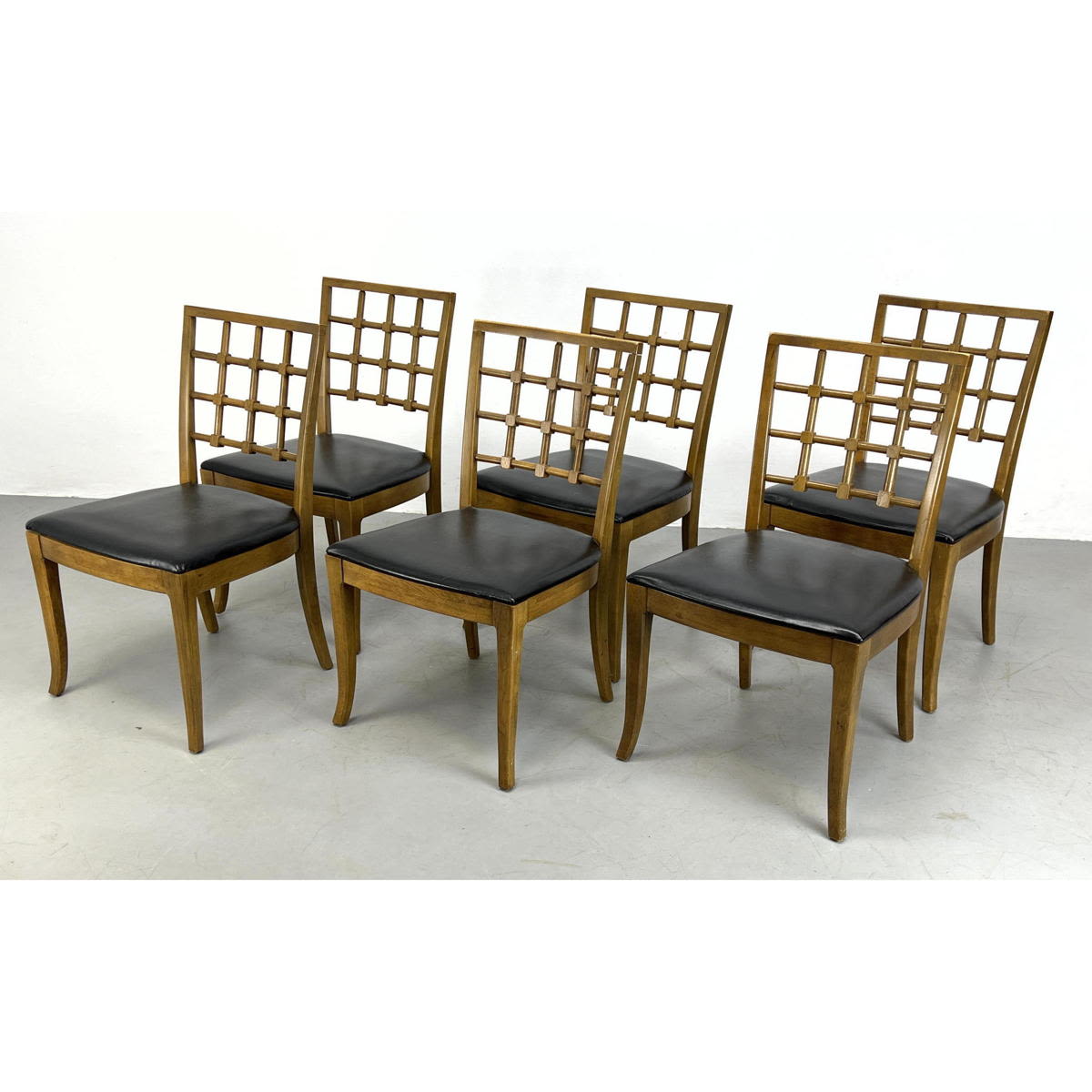 Set of six Drexel lattice back