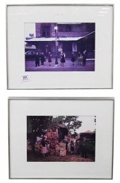 SET OF SIX DYE TRANSFER PRINTS