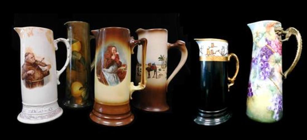 SET OF SIX EARLY 20TH C. PAINTED
