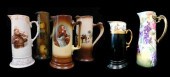 SET OF SIX EARLY 20TH C. PAINT