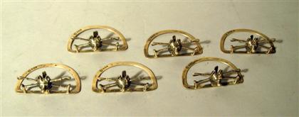 Set of six Edwardian sterling