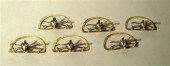 Set of six Edwardian sterling