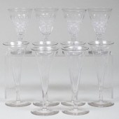 SET OF SIX ENGLISH CHAMPAGNE F
