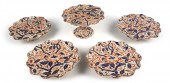 SET OF SIX ENGLISH IMARI PATTE