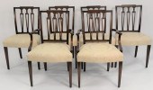 SET OF SIX FEDERAL STYLE MAHOG