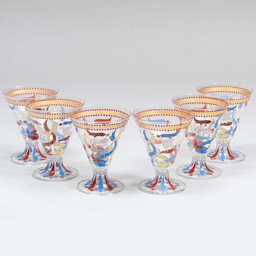 SET OF SIX FRANCESCO TOSO BORELLA