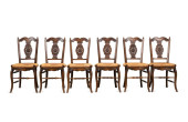 SET OF SIX FRENCH COUNTRY OAK
