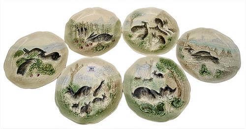 SET OF SIX FRENCH HIGGINS SEITER