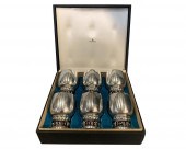 SET OF SIX GEORG JENSEN SILVER
