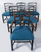 SET OF SIX GEORGE III STYLE MA