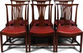 SET OF SIX GEORGE III MAHOGANY
