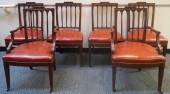 SET OF SIX GEORGE III STYLE MA
