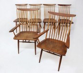 SET OF SIX GEORGE NAKASHIMA "N