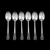 SET OF SIX GEORGE V SILVER DEM