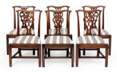 SET OF SIX GEORGIAN SIDE CHAIR