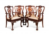 SET OF SIX GEORGIAN STYLE MAHO