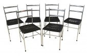SET OF SIX GIO PONTI STYLE CHR