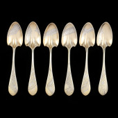 SET OF SIX GORHAM  ANTIQUE ENG