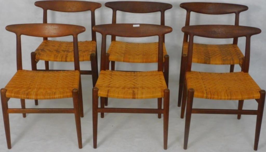 SET OF SIX HANS J. WEGNER
